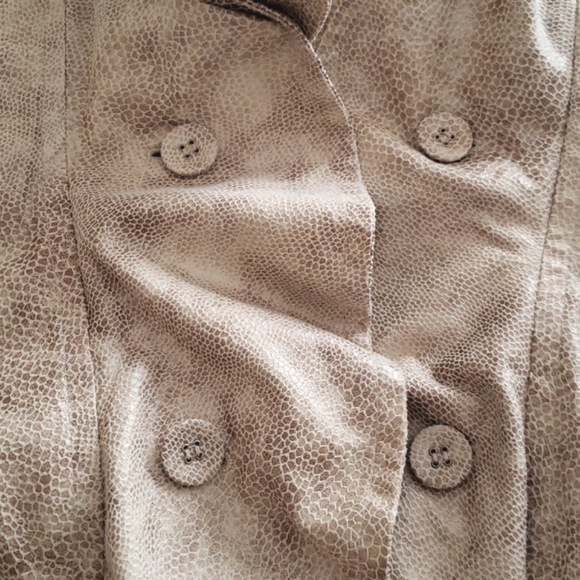 INC ruffle front zip up jacket L  EUC - Picture 8 of 8